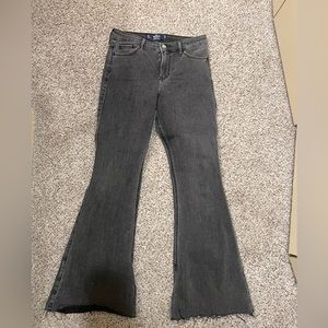 Hollister grey jean, wide boot